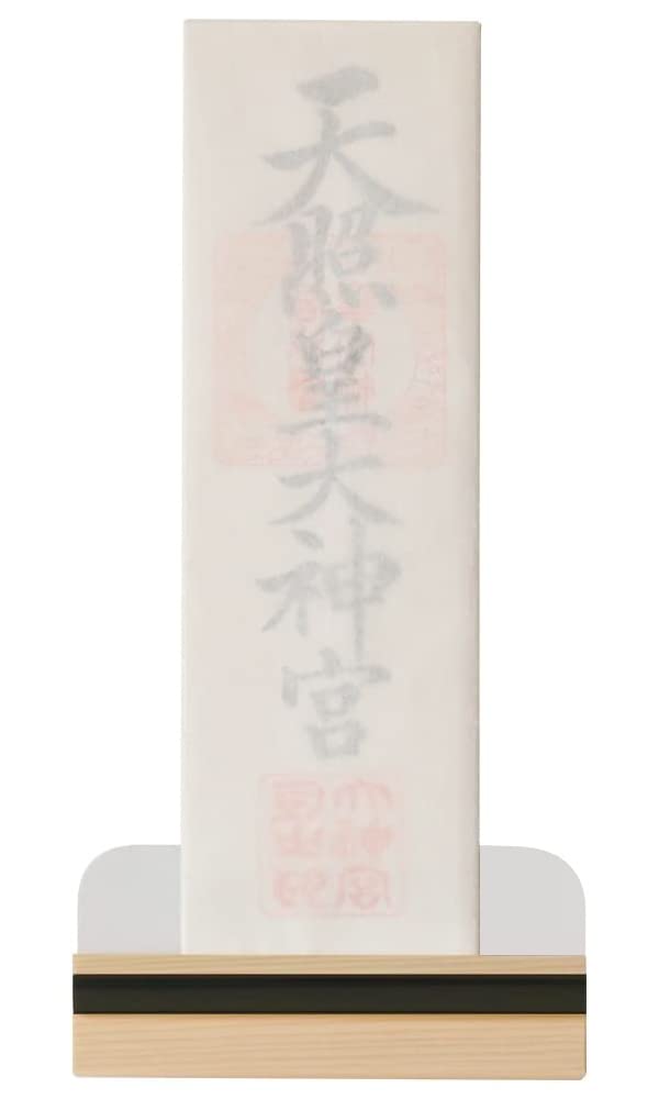 Modern Shinto Shrine "Gold Line" Black Wall-Mounted