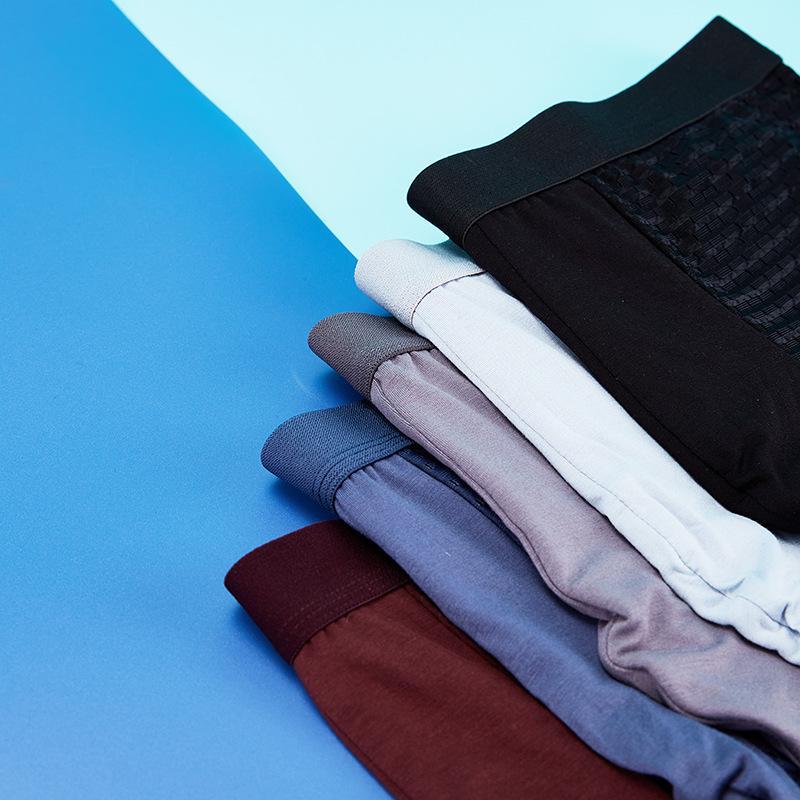 Męskie bokserki z siateczki Ice Silk Mesh Breathable - duże rozmiary, cienkie na lato