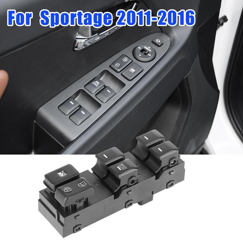 For KIA Sportage R 2011-2016 Power Master Window Lift Control Switch Front Left LH Driver Side 93570-3W600(AUTO DOWN)