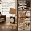 Balck Place Card Holder Wood Business Card Holder Cute Memo Clip Holder  For Home