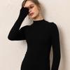 [Cashmere Protein Base Shirt] Half Turtleneck Base Shirt for Women, Autumn and Winter Inner Wear, Stylish and Wearable Outside, Slim Fit Long Sleeve