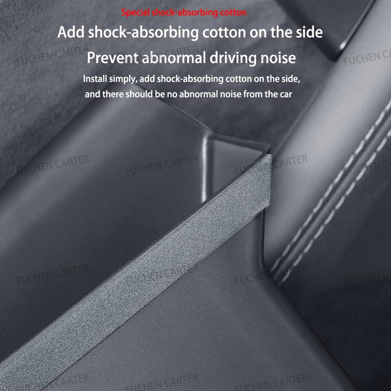 For Tesla Model Y Juniper 2025 Model 3+ Highland Car Door Handle Storage Box Inner Handle All-inclusive Organizer Container Tray