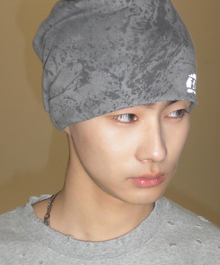 Endeuligseu Marble Dot Logo Reflect Cotton Beanie (Charcoal)