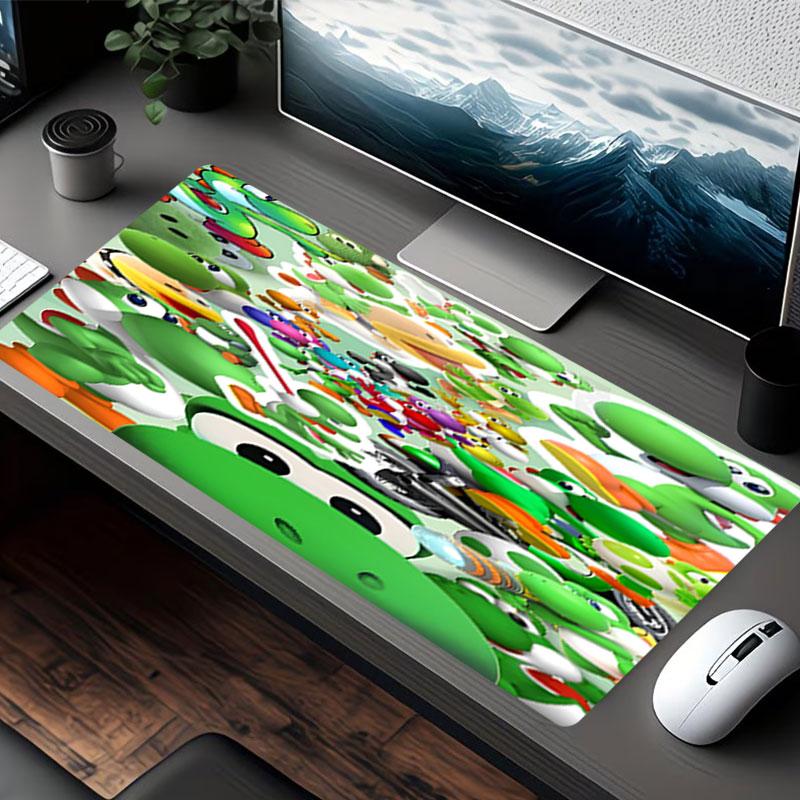 Yoshi Print Mouse Pad, for Keyboard Pad Laptop PC Mat for Office Home Use, Desk Decor, Perfect Birthday Gift for Gamers