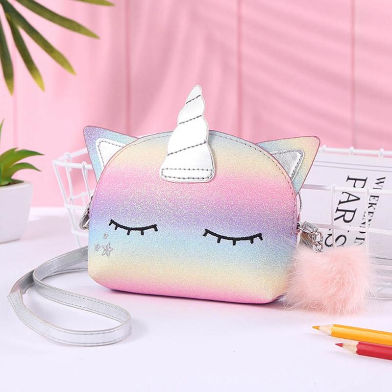unicorn glitter bolsa