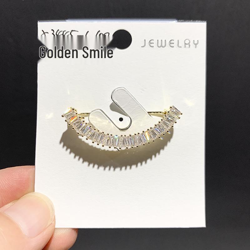 Bo Xin Yun Smiley Face Brooch - Cute, Simple, Anti-Exposure Cardigan Pin