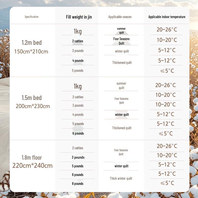 Mercury Home Textiles Premium Xinjiang Cotton Quilt