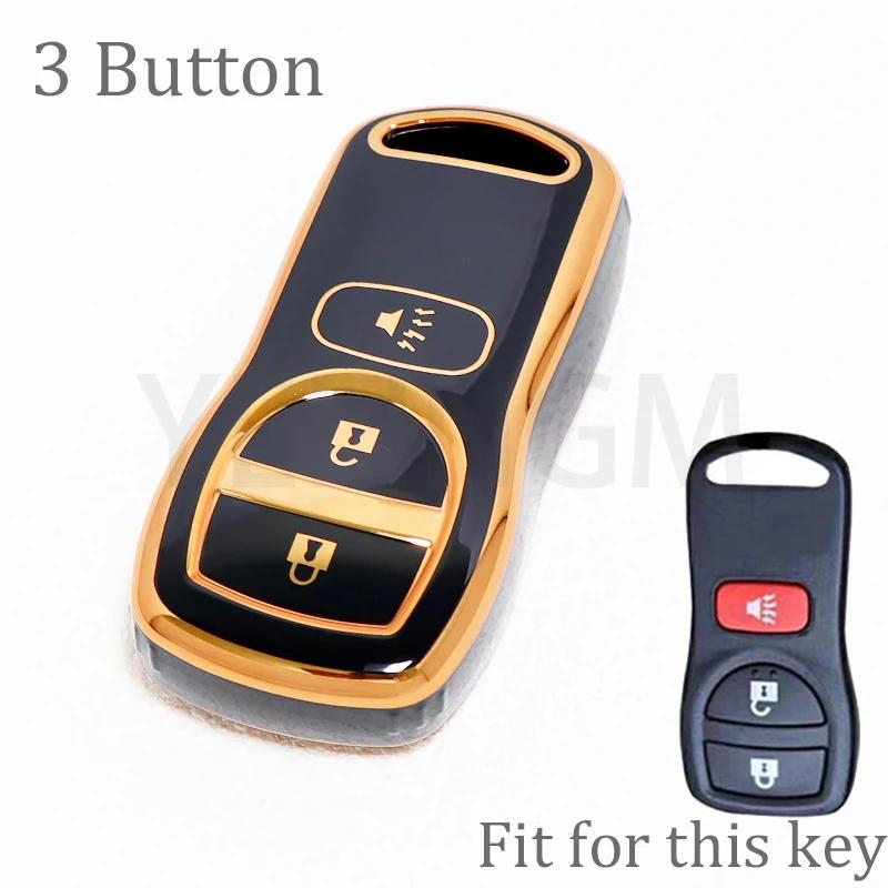 For Infiniti Fx 35 Qx56 Ja60 For Nissan Tiida Xtrail T30 Altima Sentra Frontier Accessories Tpu Remote Car Key Cover Case