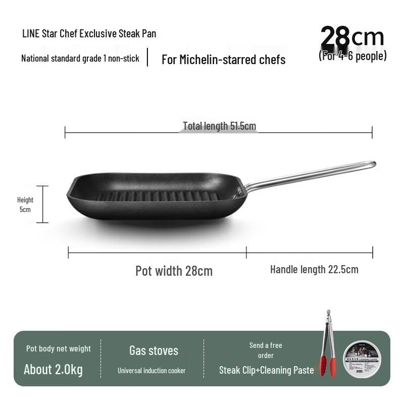 DESLON LINE Non-Stick Steak Frying Pan