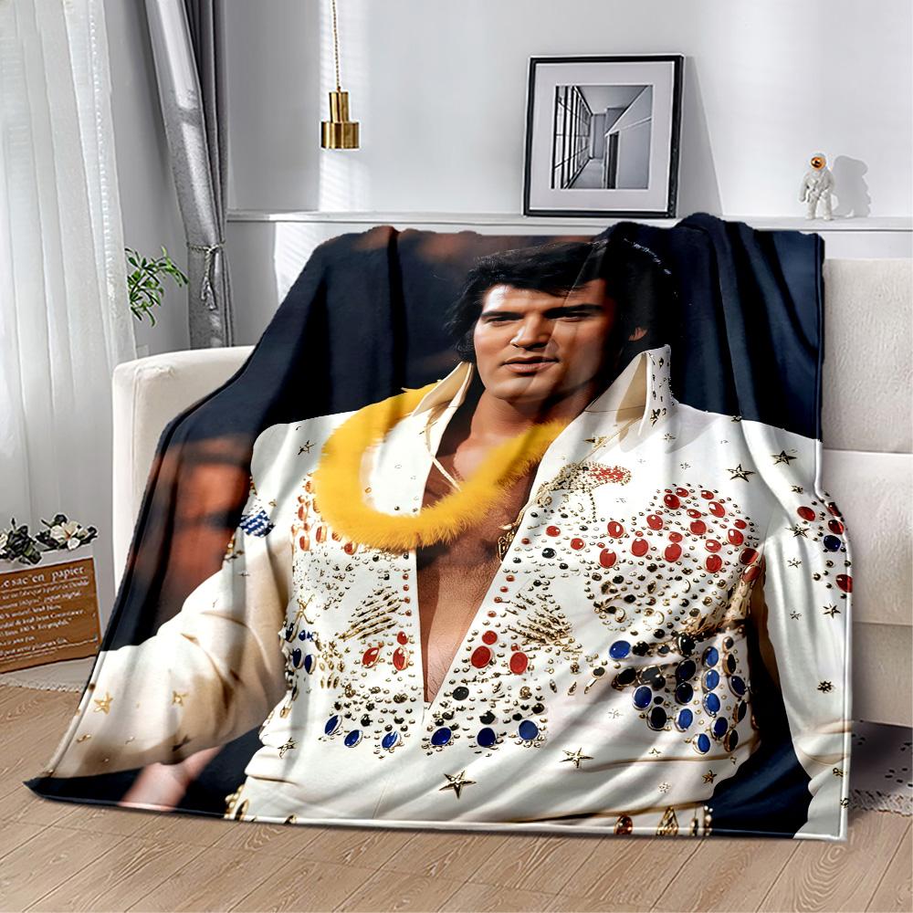 Elvis Blanket Warmthful Decor Suitable For Livingroom Chair Seaside For All Occasions Modern Ideal Gift For Friends Family Couples Picnic