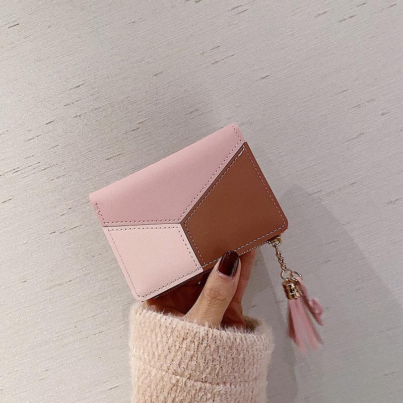 Yogodlns Fashion Wallets Zipper Coin Purse Lady Short Purses Handbags Women Clutch Cards Holder PU Leather Money Bag Billfold Wallet