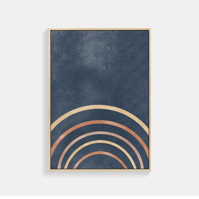 

Солнце Луна Абстрактное украшение Фреска Современный минималистский постер Картина на холсте и настенные принты для гостиной для домашнего декора Без рамки 21*30cm No Frame