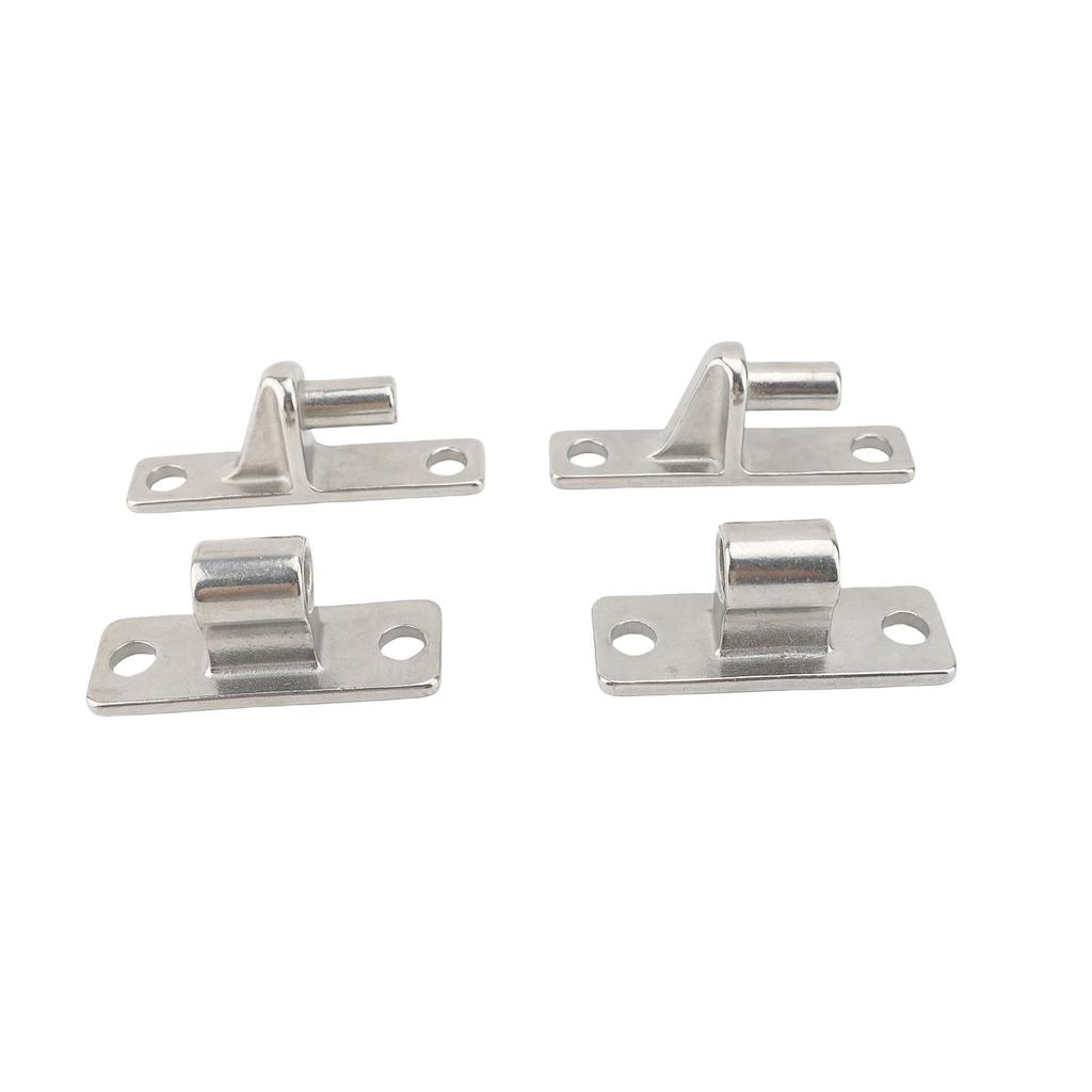 2pcs 304 Stainless Steel Gate Hinges Heavy Duty Wall Mount Gate Hinges for Farm Gates Wooden Fences Capacity Up To 270kg