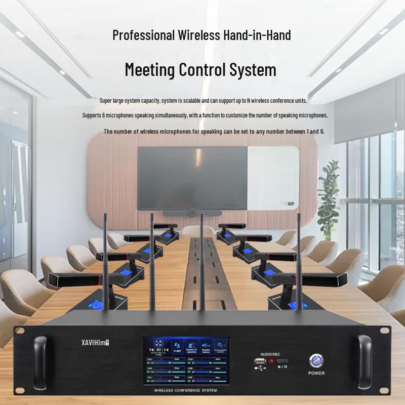 Xun'erwei DK-601S Professional Wireless Video Tracking Conference System (CN Version)