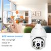 5MP E27 Bulb WiFi IP Camera Smart Home Tuya  AI Human Motion Detect Full Color Night Vision Outdoor Security Surveillance Cameras