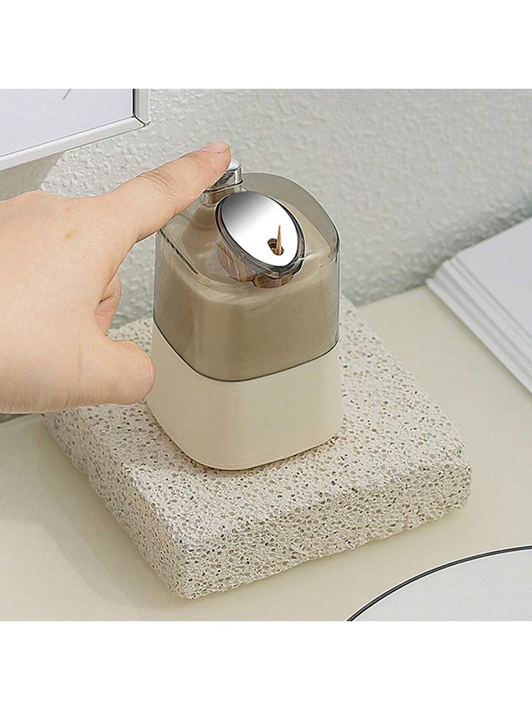 1pc Creative Toothpick Holder With Automatic Pop-Up Function, Home Storage Container With Highly Attractive