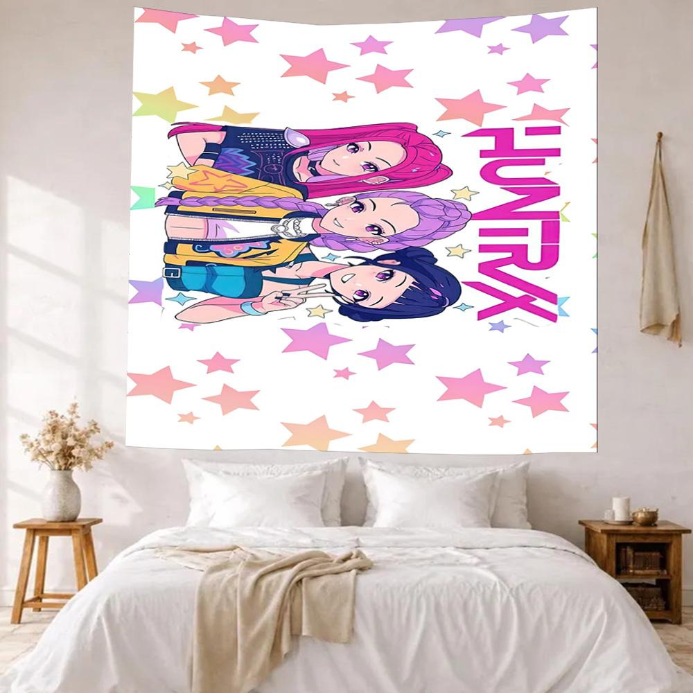 Huntrix5 Wall Decor Tapestry Art For Pet Memorial Birthdaywedding Party Backdrop Family Gift