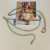 Y2k Silver Metal Waist Chain With Tassel Decor For Teen Girls Summer Style