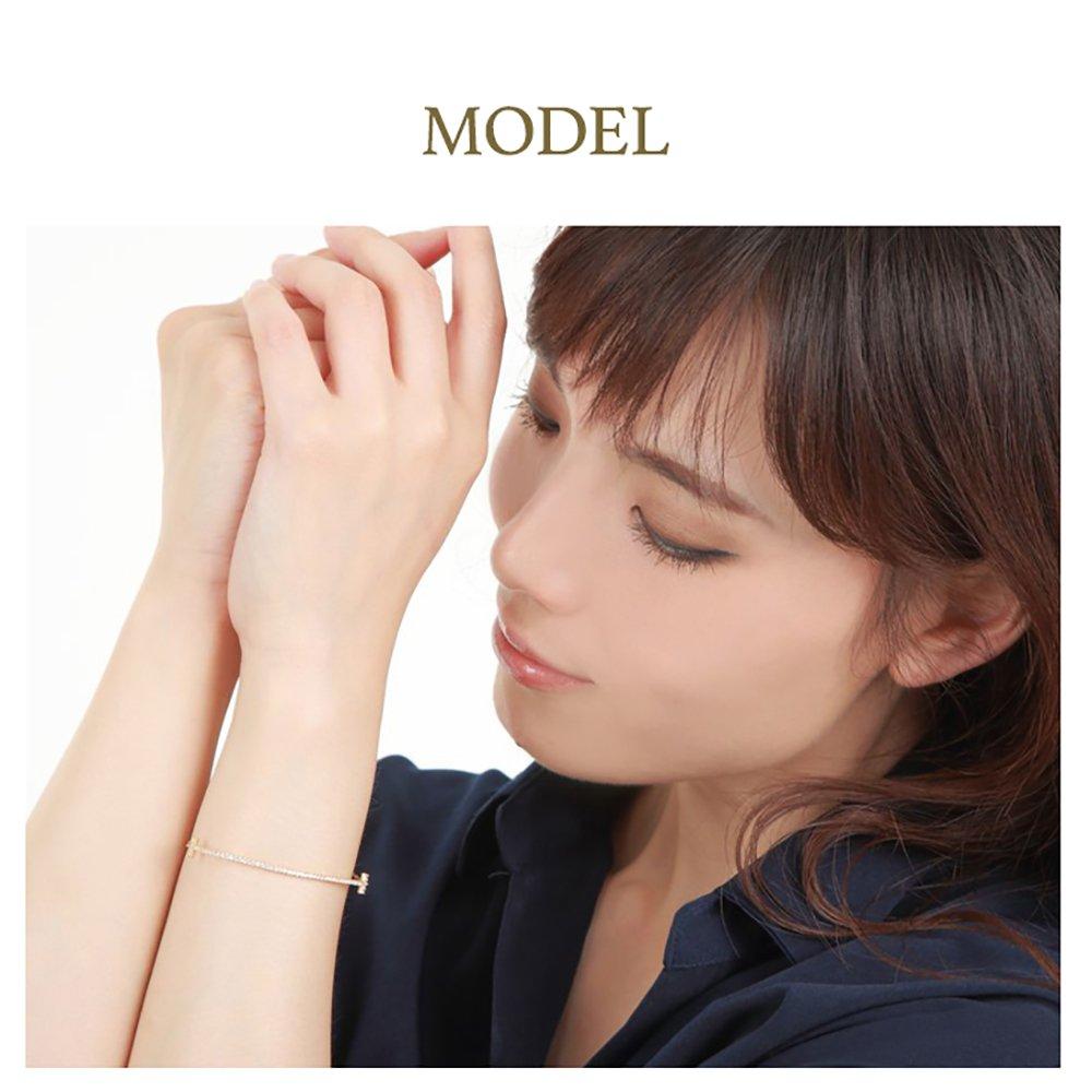 Armband Geschenkbox Set PLUSTER 925 Sterling Silber Smile Line Platin Finish Accessoires Zirkonia Strass Geschenk Geschenk Weihnachtsgeschenk