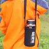 Portable 2000ML High Borosilicate Glass Sports Water Bottle with Sleeve