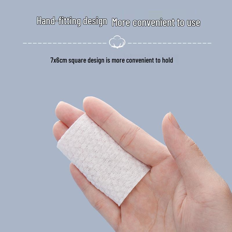 Premium Thickened Makeup Cotton Pads for Beauty Salons - 1600 Pure Cotton, Non-Woven Pads
