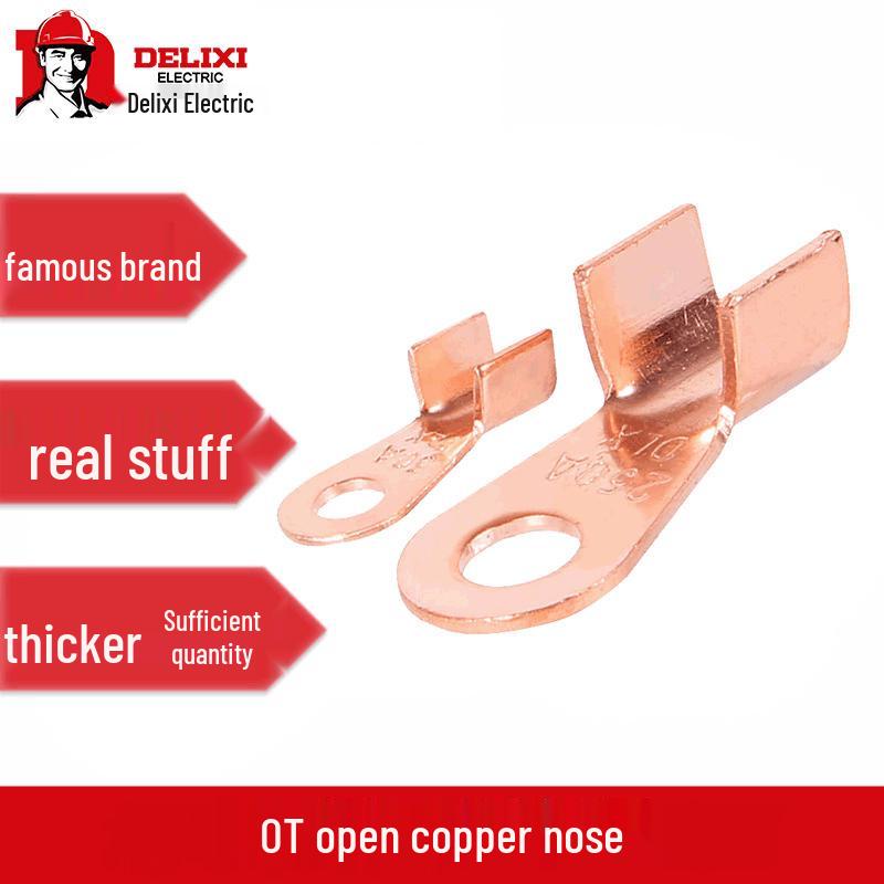 DELIXI Open-End OT Copper Wire Terminal Connector