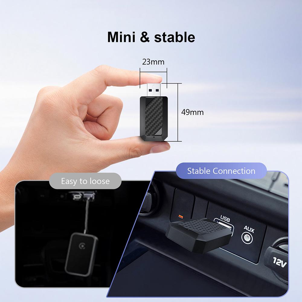 Carplay Drahtloser Adapter Android Auto 2-in-1 Smart Dongle 2025 5G WIFI Für iPhone Android Telefon Für Volvo Benz Mg Kia Chery VW
