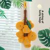 Tomato Lychee Grape Fruit Fruit Series Plush Keychain With Soft Short Plush For Gifts And Collectors