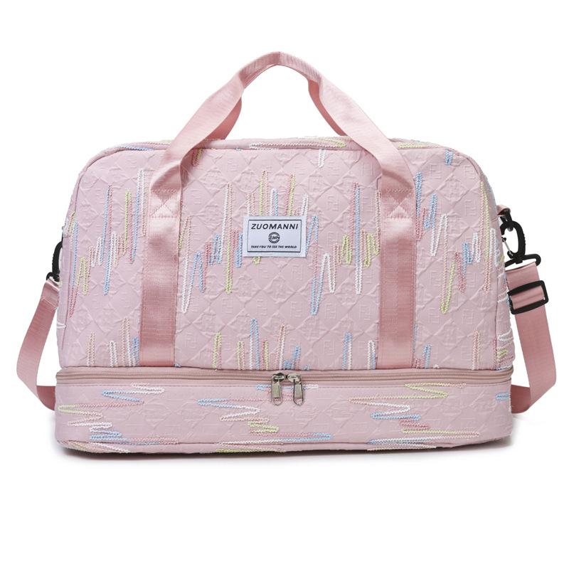 Large Capacity Fitness Bag Short-Distance Storage Travel Bag Sports Yoga Luggage Bag Multi Layer Travel Bag