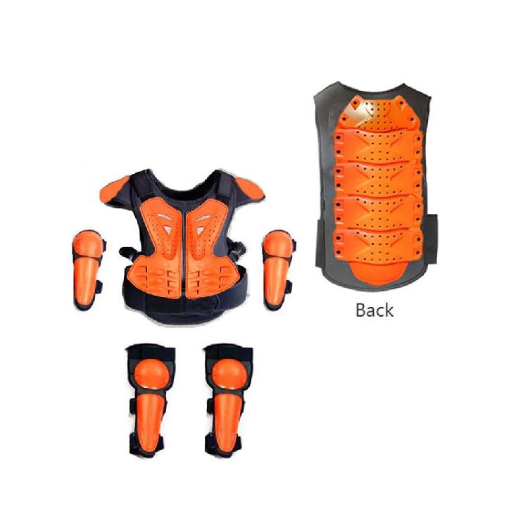 For Height 0.8-1.6M Child Youth Full Body Protect Armor Motocross Armour Vest Skating waistcoat Chest Spine Knee Elbow Guard