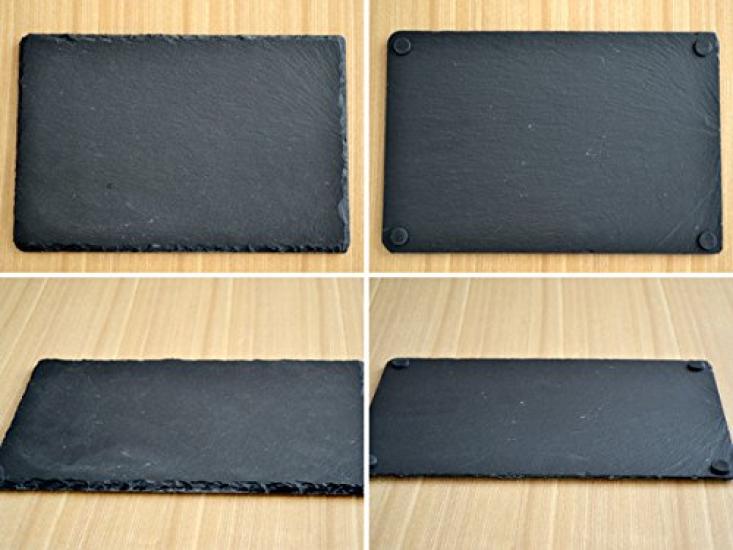 Louça Pedra de Ardósia Oriental Prato Retangular Longo 30cm