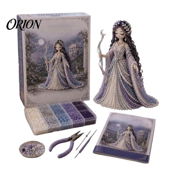 DIY Perlen Bastelset Göttliche Perlen Göttinnen-Set, 3D Anfänger Perlen-Set Kunstprojekt mit bunten Perlen für Erwachsene, Jugendliche, Frauen, Handgemachtes Geschenk