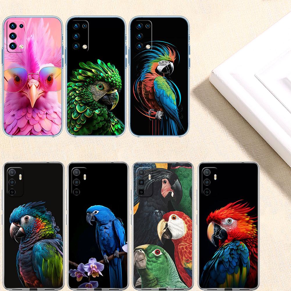 Parrot Bird Phone Case for Motorola Moto G10 G20 G30 G31 G32 G34 G35 G41 G42 G50 G51 G52 G55 G60 G60S G62 G71 G72 G75