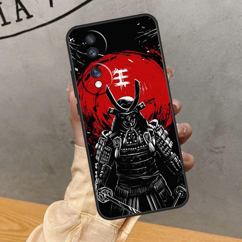 Anime Japanese Samurai Case For Honor Magic 7 Lite 5 6 Pro Cover For Honor 200 400 50 70 90 X9 X8a X8b X9a X9b X9c