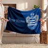 Queens Park Rangers Personalized Fleece Blanket With Football Logo, Custom Name Text Soft Warm Home Throw Blanket