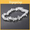 Exquisite Natural Irregular Rock Crystal Gemstone Chips Stretch Strand Bracelet