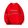 2026 Year of the Horse Red Sweatshirt - Round Neck, Perfect for New Year and Annual Meetings