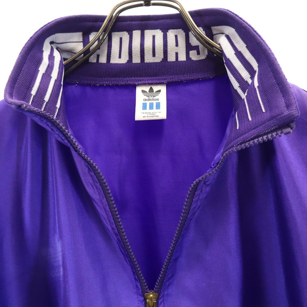 adidas 80s Vintage Descente Trefoil logo Jacket M purple Windbreaker Men's Used