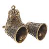 KESYOO Brass Bell Keychains, Set of 3, Retro Style, Key Holder, Bag, Car Pendant, Compact Size, 3.60 X 2.50 X 2.50 Cm
