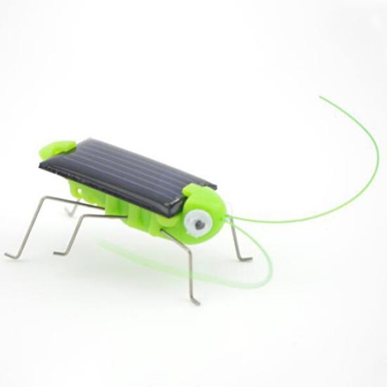 Creative Fun Solar Power Robot Insect Locust Grasshopper Kids Educational Toy