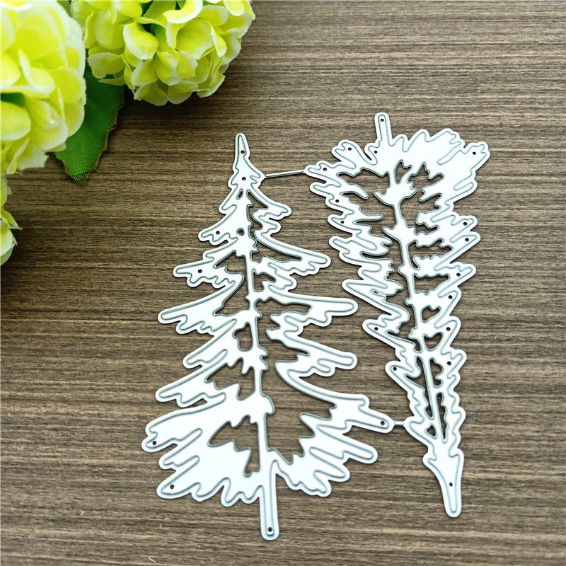 Christmas Tree Metal Stencil Mold Cutting Dies Decoration Scrapbook Die Cuts Album Paper Craft Embossing Card Crafts