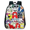 Cartoon Preschool Bookbag Waterproof Backpack Alphabet Lore Print School Bags Kindergarten Backpacks for Boys Girls Kids Bag