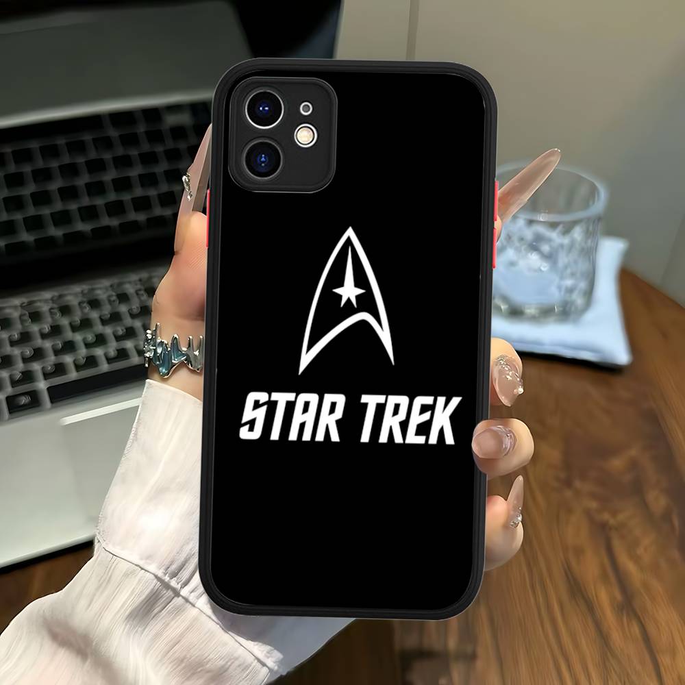 

Popular S-Star T-Trek Movie Logo Phone Case For IPhone 16 15 14 13 12 11 Pro Max 7 8 6 6s Plus Matte Cover iphone 12 pro