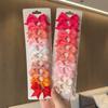 10Pcs/Set New Solid Color Kids Bows Hair Clips for Baby Girls Handmade Ribbon Bowknot Hairpin Barrettes Hair Accessories