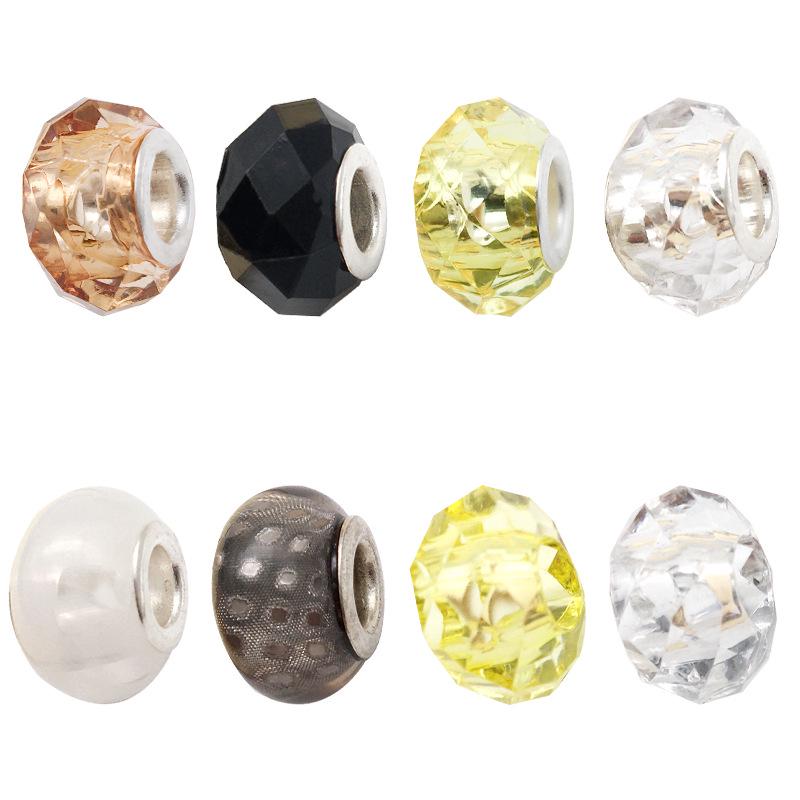 

Black Large-Hole Bead: 8x13mm DIY Bracelet Accessory