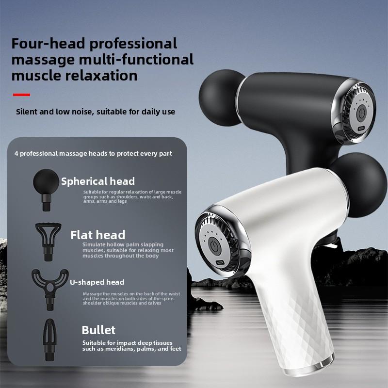 Mini Fascia Gun Charging Multifunctional Fitness Yoga Small Portable Neck Membrane Massage Gun Muscle Relaxation Massager