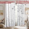 2D flat Photography Backdrop Photography Backdrop Floral Branches and Stars 100% Polyester Party Decorations for Holiday