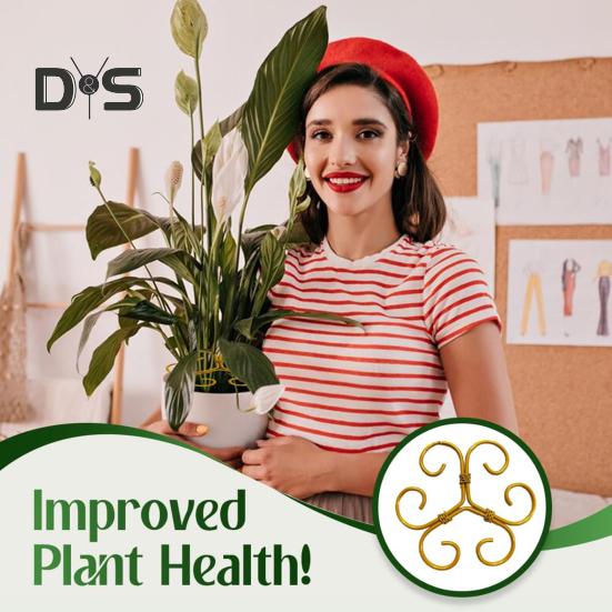 Monstera Plant Stabilizer Metal Plant Stem Holder Indoor Plant Support Stem Stabilizer for Garden Flowers Potted Plants Thriving Growth