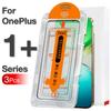 3 Peças Para OnePlus 1+ 9 9T 8 8T 7 6 Protetor de Tela Vidro Temperado Série Sem Poeira Celulares Anti-Risco Proteção Transparente