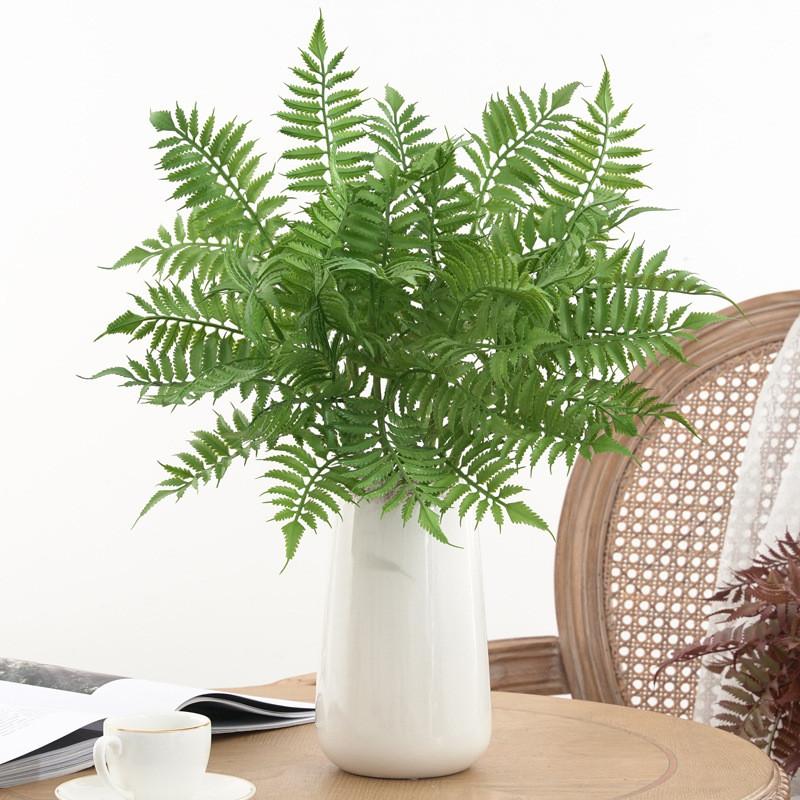 Artificial Leaf Fern Decor With Durable Material Indoor Home Scene Photography